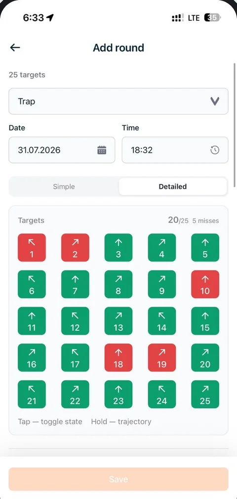 ShootingMind — add round